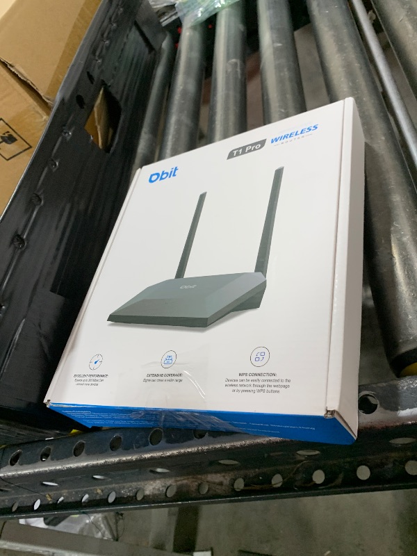 Photo 1 of Dbit N300 Easy Setup Wireless Wi-Fi Router Smart Home Internet Router - 2 x High Power Antennas, Supports Access Point, WISP, Up to 300Mbps (T1 Pro)