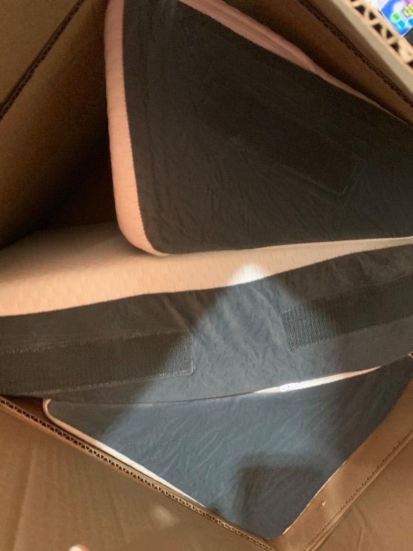 Photo 1 of Ahpmeoa 6PCS Wedge Pillow Set for After Surgery, Bed Wedge Pillow Post Surgery, Wedges Pillows for Back Pain Relief, Acid Relux, Sit Up Pillow for Beds, Beds Wedges & Body Positioners, White/Grey