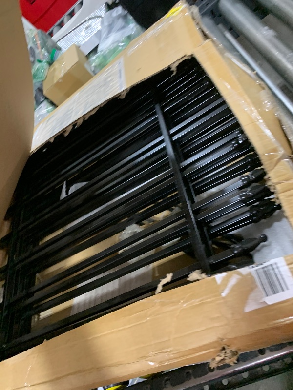Photo 1 of Thealyn Metal Garden Fence 26" H x 24" W (5 Panels, 10 Ft Total) Rustproof Animal Barrier No Dig Decorative Fencing for Dogs,Pet, Yard,& Patio, Easy Installation