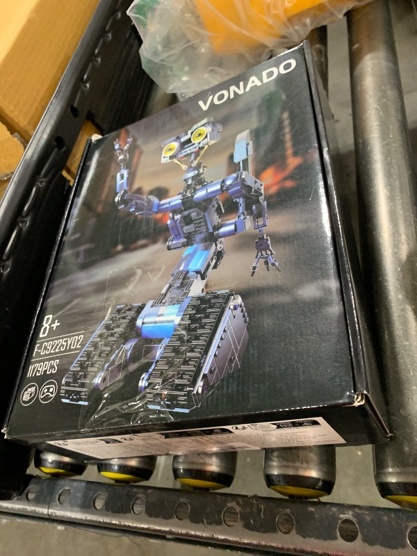 Photo 1 of 1176 Pieces Johnny 5 Robot Building Set with Remote Control, Short Movie Building Blocks Toy, Compatible for Lego Adults, Rechargeable Technic Robotics Figure Model Kit, Gift for Father's Day