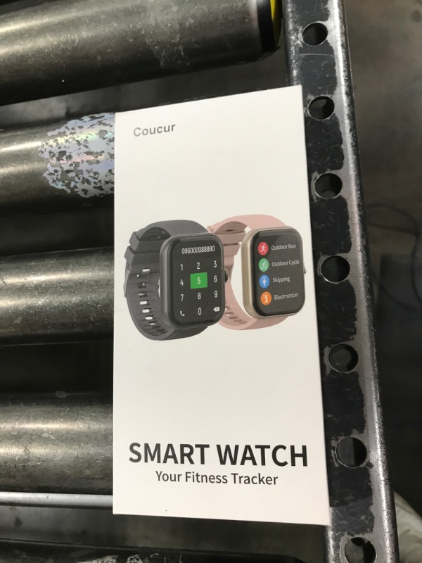 Photo 1 of Smart Watch for Men Women, 1.96" Fitness Tracker Running Watch (Answer/Make Call), IP68 Waterproof, Pedometer, Sleep/Step/Activity/Heart Rate Monitor, 110+ Sport Modes Smartwatch for Adroid iOS Phone