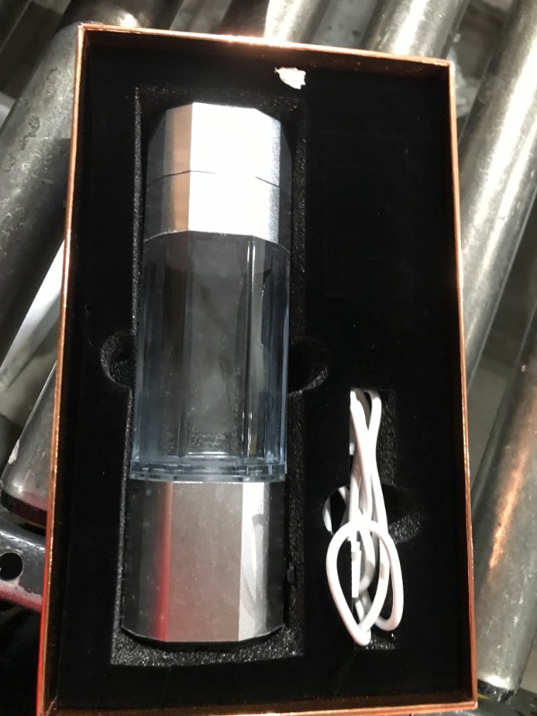 Photo 1 of RAMIFYAI New Upgrade 10000PPB Hydrogen Water Bottle with SPE/PEM Technology Seven Colorful Light Double Anti-Slip and Leak-Proof Hydrogen Water Generator with Pressure Relief Valve (Gray)