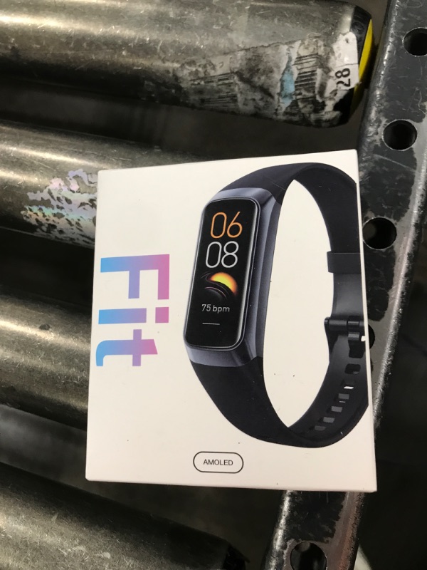 Photo 1 of Fitness Tracker with Step Counter/Calories/Stopwatch, Activity Tracker, Health Tracker with Heart Rate Monitor, Sleep Tracker,1.10''AMOLED Touch Color Screen, Pedometer Watch for Women Men