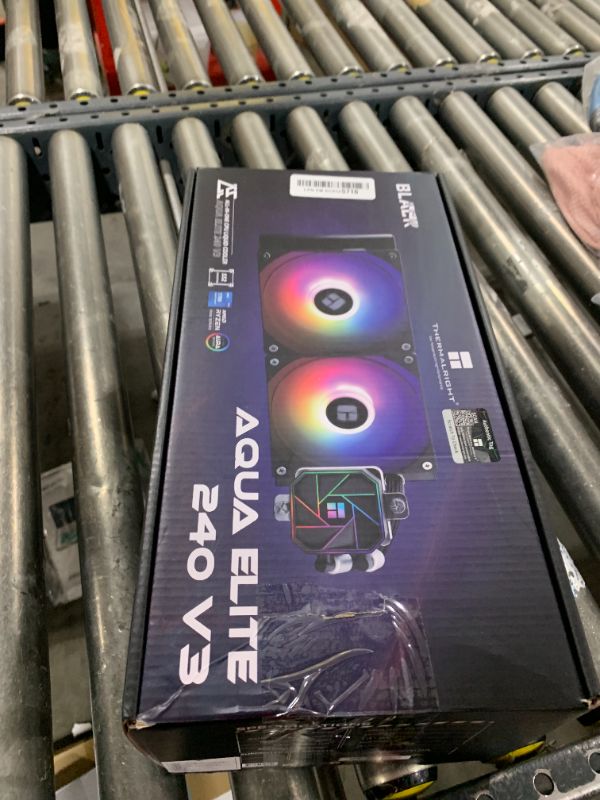 Photo 1 of Thermalrlght Aqua Elite 240 V3 Liquid CPU Cooler, AIO Pump Head Speed up to 3300RPM, TL-C12B-S V2×2 PWM Fans,for AMD/AM4/AM5, Intel LGA1150/1151/1200/2011/1700, Computer CPU Aio Cooler