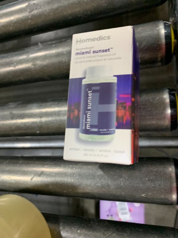 Photo 1 of Homedics SereneScent Miami Sunset Home Fragrance Oil, 120 ml, for use with Homedics SereneScent Waterless Diffuser (ARMH-970/973), Clean & Natural