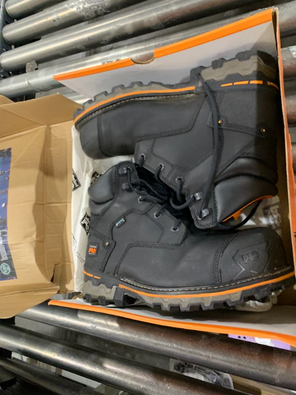 Photo 1 of Timberland PRO Men's Boondock 6 Inch Composite Safety Toe Waterproof Industrial Work Boot, Black-2024 New, 10 Wide