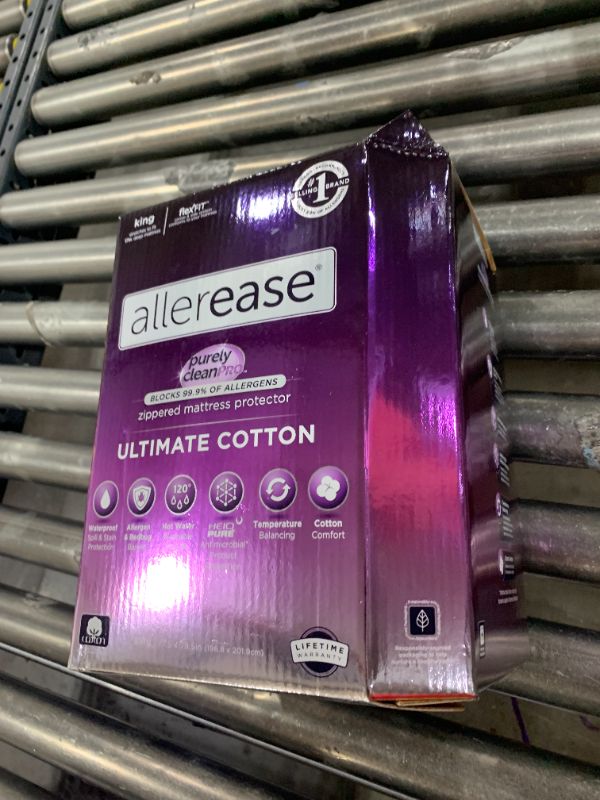 Photo 1 of AllerEase Ultimate Allergy Protection and Comfort Zippered Mattress Protector, King
