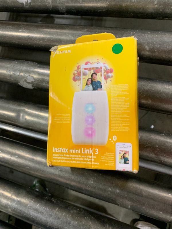 Photo 1 of Fujifilm Instax Mini Link 3 Smartphone Printer - Clay White