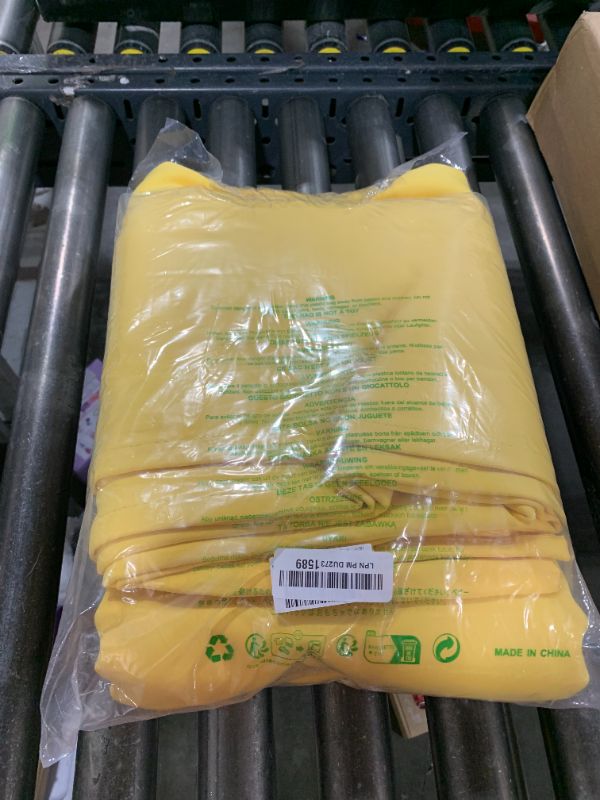 Photo 1 of NICETOWN Blackout Window Curtain Panels, Heat and Cold Blocking Drapes for Nursery, 84 inches Drop Thermal Insulated Draperies for Patio Sliding Glass Door (Bright Yellow, 2 Pieces, 52 inches Wide)