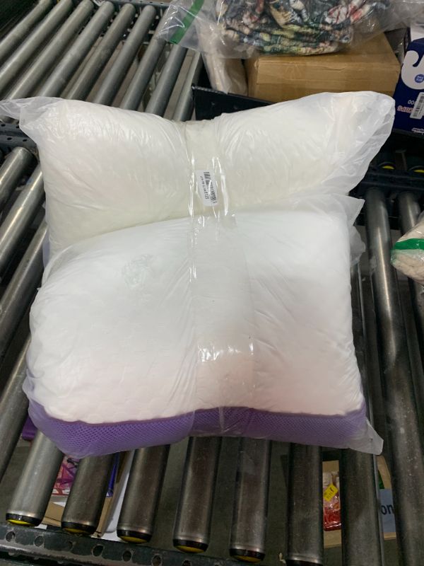 Photo 1 of HOMELAB Adjustable Shredded Memory Foam Pillows Queen Size, Cooling Bed Pillows for Sleeping with Removable Cover, Medium Pillows for Side Stomach & Back Sleepers, 2 Packs 20"x28"