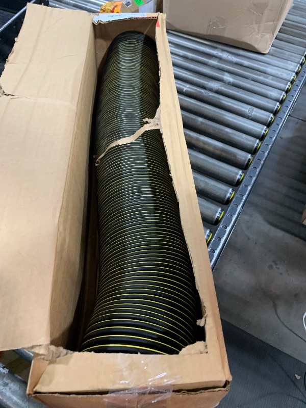 Photo 1 of Flexaust 8 Feet of 6 Inch T7W Flexible Hose for Lawn Leaf Blower Vac Grass Catcher Bagger