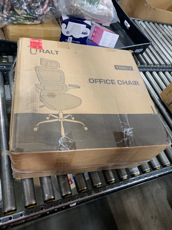 Photo 1 of TRALT Office Chair Ergonomic Desk Chair, 330 LBS Home Mesh Office Desk Chairs with Wheels, Comfortable Gaming Chair, High Back Office Chair for Long Hours (Black)