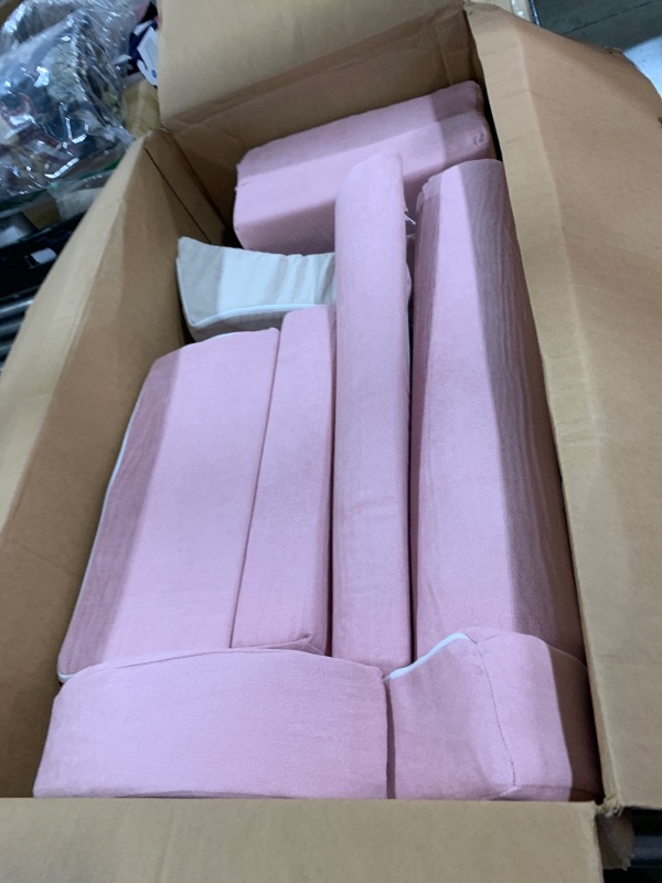 Photo 1 of HAHASOLE 12PCS Modular Kids Play Couch, Toddler Couch, Sectional Sofa Imaginative Furniture Play Set for Creative Kids, Convertible Foam Climbing Sofa for Boys & Girls