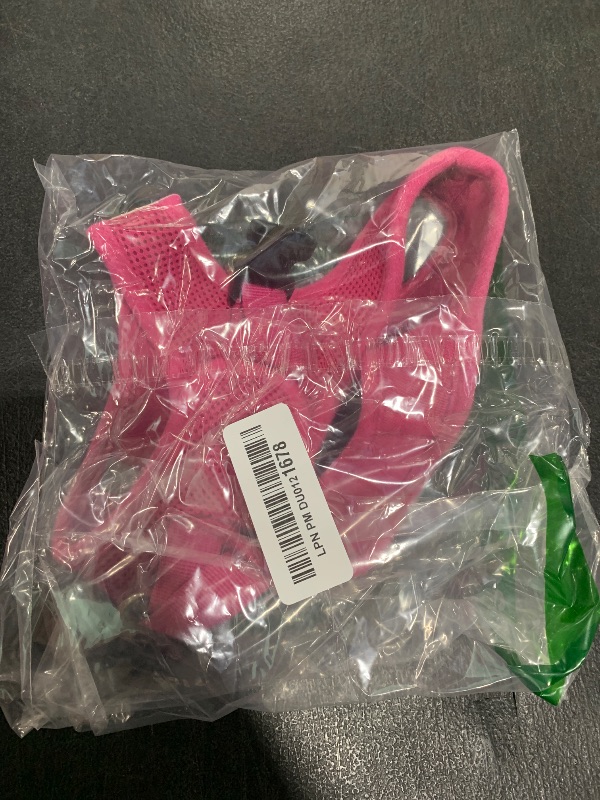 Photo 1 of Best Pet Supplies Voyager Step-in Air Dog Harness - All Weather Mesh, Reflective, No Pull Harness for Small, Medium Dogs, Cats - Secure with Hook & Loop Fastener, Buckle, Double D-Rings - Fuchsia, L