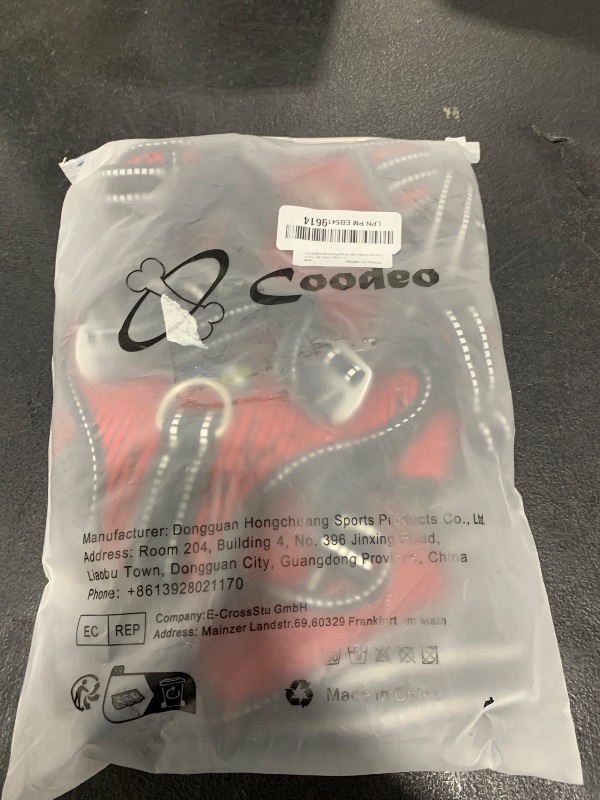 Photo 1 of COODEO Mobility Dog Lift Harness, Support Sling for Dog, Dog Walking Sling, Pet Rear Leg Support Rehabilitation Lifts Vest, Dog Carrier for Senior Dogs with Arthritis, Up Stair (Red, L)