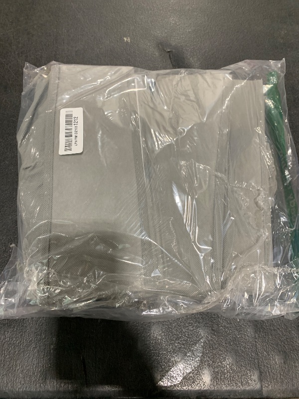 Photo 1 of SONGMICS Set of 4 Drawer Organizers, Closet Organizers for Underwear, 80 Cells, Foldable Sock Holders, 11.8 x 11.8 x 3.9 Inches, for Storing Socks, Ties, Belts, Dove Gray URUS011G01