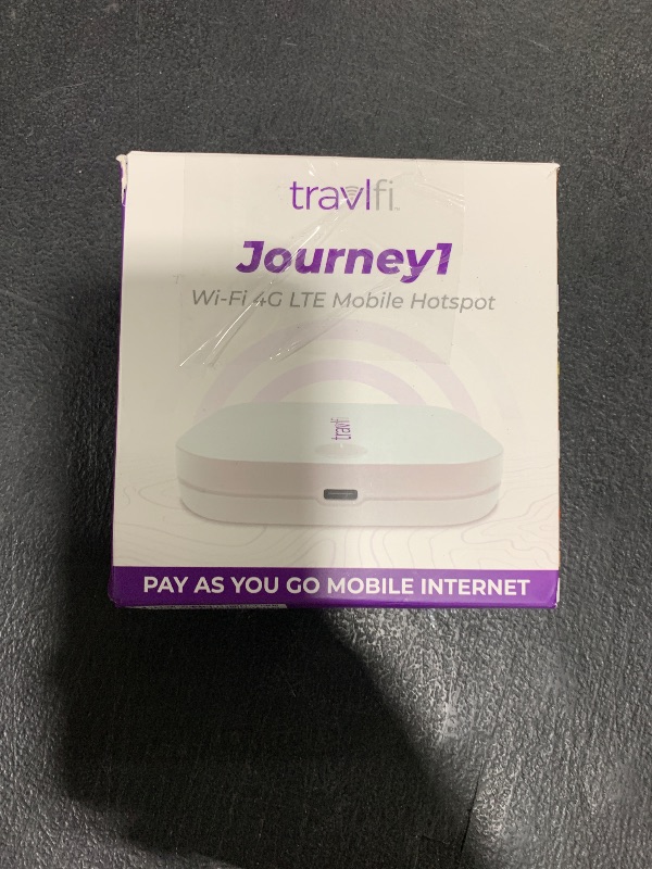 Photo 1 of TravlFi Journey1 LTE RV WiFi Hotspot | RV Internet with Multiple Networks, Pay As You Go and No Contracts | Portable Internet for Travel, Motorhomes and Campers