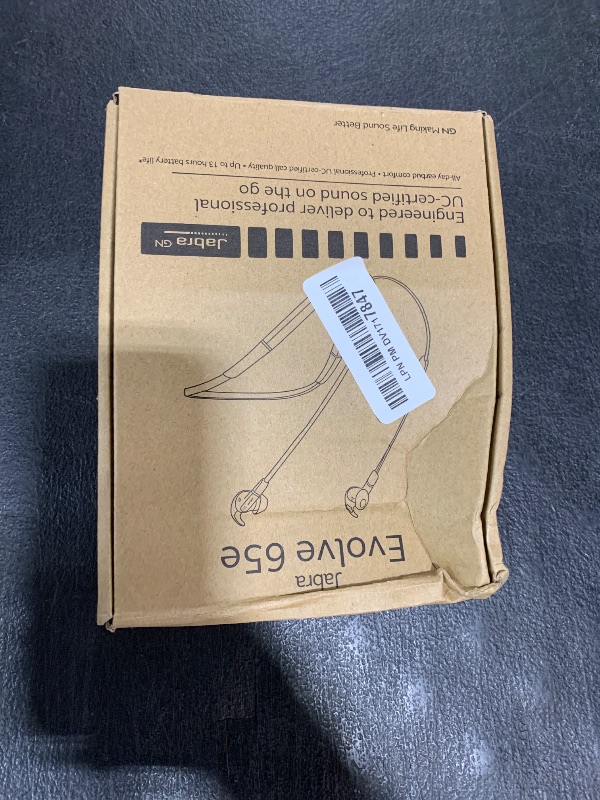 Photo 1 of Jabra Evolve 65e Wireless Neckband Headset, Link 370, MS-Optimized – Bluetooth Headset with up to 13 Hours of Battery Life – Superior Sound for Calls and Music
