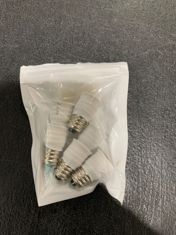 Photo 1 of Bskjii E12 to E14 Adapter Light Bulb Socket E12 Male to E14 Female Bulb Converter LED Light Holder Lamp Adapter Socket Changer - Pack of 6
