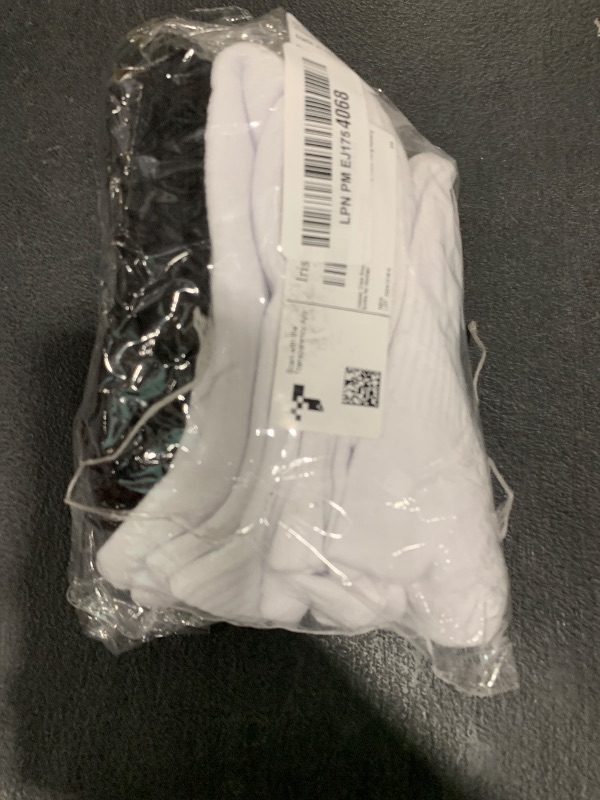 Photo 1 of Irisbear Crew Socks for Women 9-11 White Black Long Socks Hiking Running Socks for Women