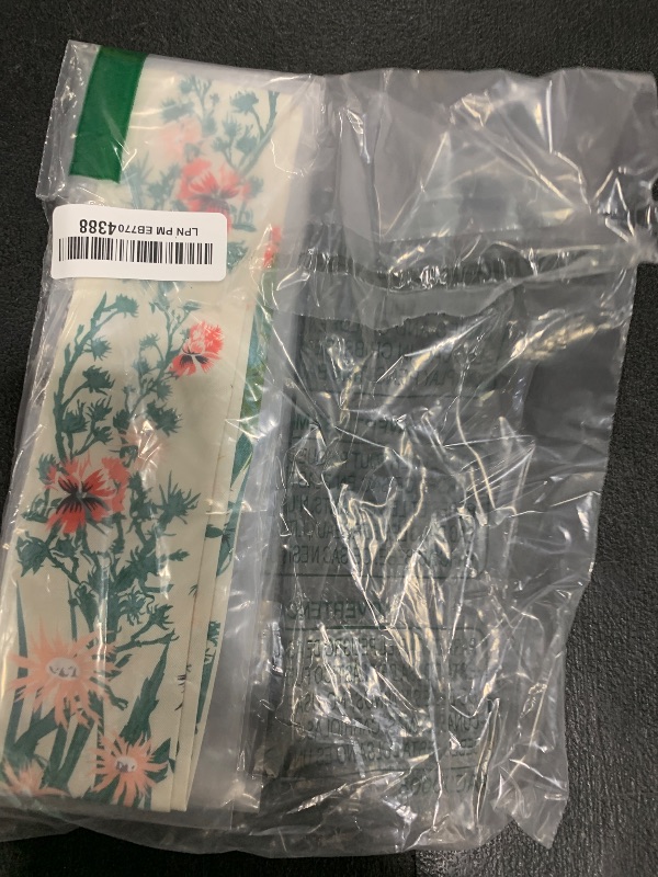 Photo 1 of Gudessly Bag Handbag Handle Ribbon Scarf for Package Band Hair Head Neck Neckerchief Silk Scarf Bracele Oil and Ink Painting (Thorny vine 4pcs)