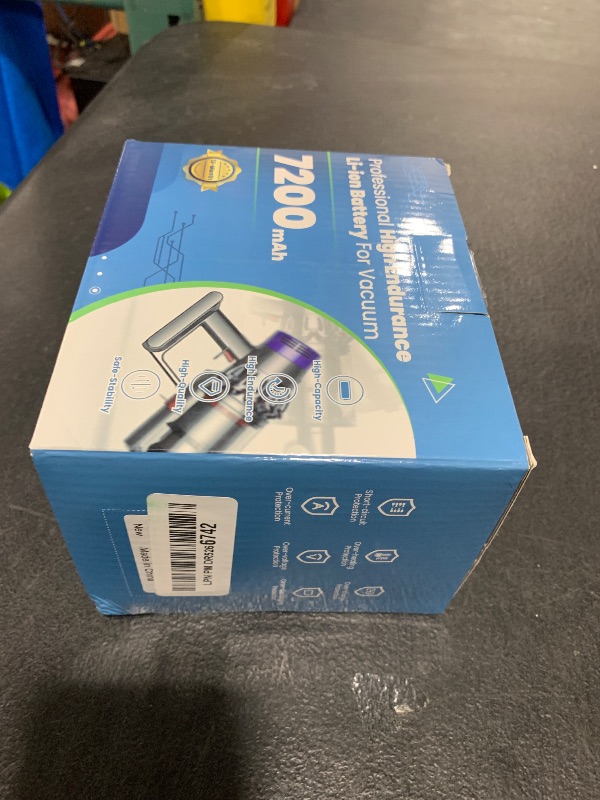 Photo 1 of Designed Replacement Battery for Dyson V10, 7200mAh High Capacity 25.2V Li-ion Battery Compatible with Dyson V10 Fluffy/Animal/Motorhead/Absolute/SV12 Cordless Stick Vacuum Cleaner(Not Fit SV10)