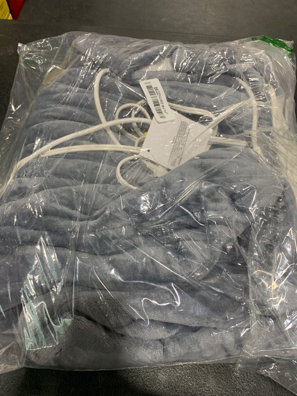 Photo 1 of Homemate Heated Blanket Electric Throw - 50"x60" Heating Blanket Throw 1/2/4/6/8 Hours Auto-Off 10 Heat Level Over-Heat Protection Flannel Sherpa Electric ETL Certification