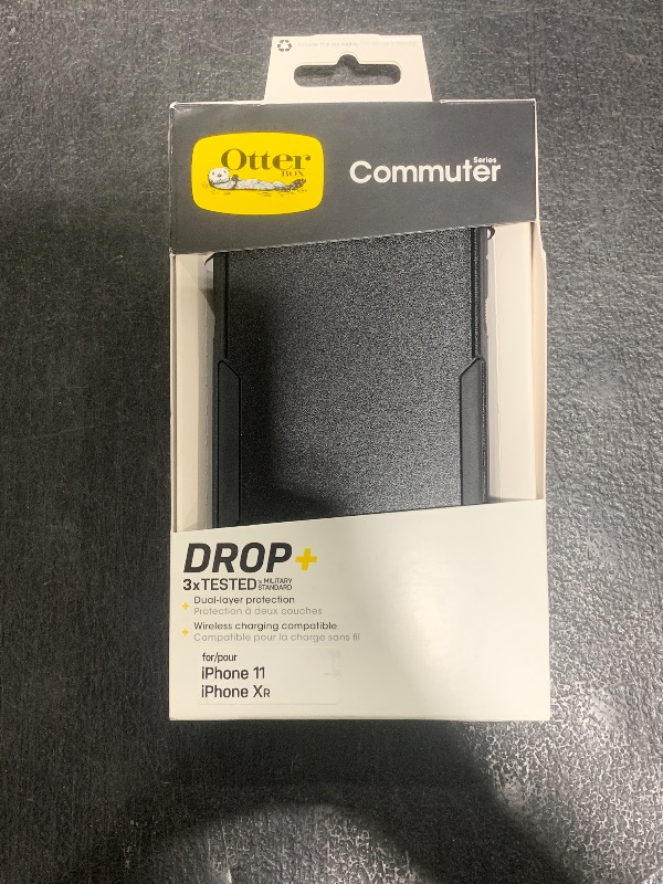 Photo 1 of OtterBox Commuter Series Case for iPhone 11 & iPhone XR (Only) - Non-Retail Packaging - Black