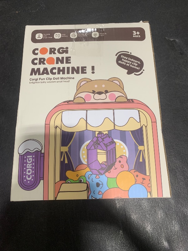 Photo 1 of Jovow Claw Machine for Kids, Mini Vending Machine with Music, Prize Dispenser Toys for Girls and Boys, Electronic Claw Game Machine for Party Birthdays, Includes 35 Mini Toys (Small)