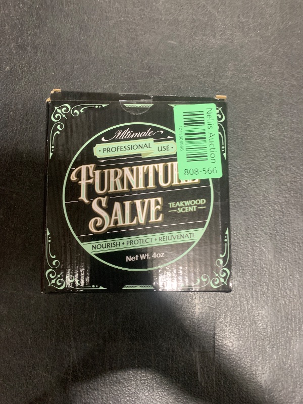 Photo 1 of Furniture Salve for Leather - Polisher, Moisturizer, and Restorer for Couches and Furniture - Conditioner for Leather, Wood, and Vinyl - Repair Salve with Brush - 4oz