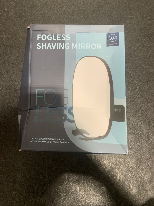 Photo 1 of COSMIRROR Shower Mirror Fogless for Shaving with Updated Adhesive,360° Rotation,Two Razor Holders No-Drilling Fogless Mirror for Shower, Shatterproof & Waterproof Bathroom Shaving Mirror
