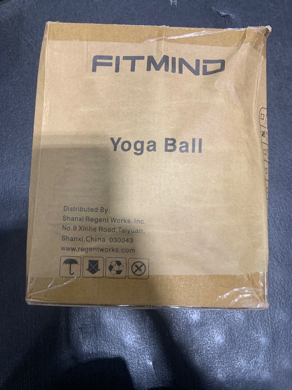 Photo 1 of FITMIND Extra Thick Exercise Ball 55cm Yoga Ball for Workout Pregnancy Stability,Anti-Burst and Slip Resistant Swiss Ball with Pump for Yoga, Pilates, Fitness,Birthing,Physical Therapy(Green 621C)