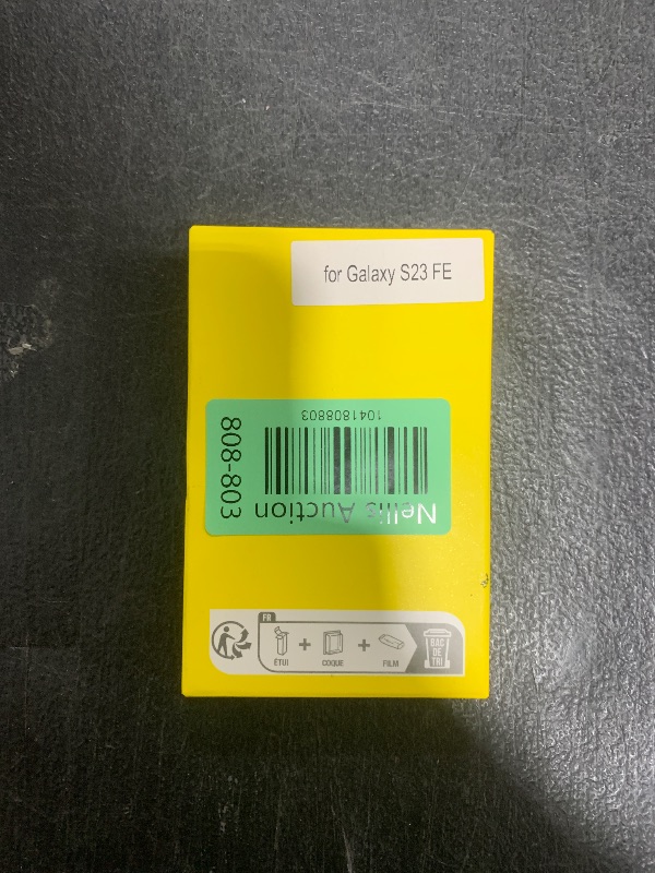 Photo 1 of JETech Camera Lens Protector for Samsung Galaxy S23 FE 6.4-Inch, 9H Tempered Glass Metal Individual Ring Cover, HD Clear, 1 Set (Purple)