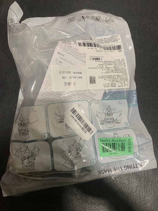 Photo 1 of CPAP Masks, Universal CPAP Full Face Mask Reuse Replacement Set for F20, Full Face Nasal CPAP Mask with Headgear, Elbow/Swivel and Cushion, Suitable for Various Models of CPAP Machines (M)