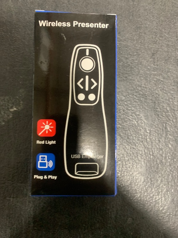 Photo 1 of 2-in-1 USB Type C Wireless Presenter Remote with Volume Control - Slide Advancer for PowerPoint