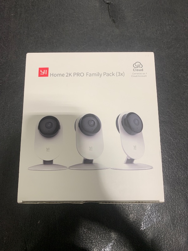 Photo 1 of YI Pro 2K 3PC Home Security Camera, 2.4GHz Indoor Cameras for Home Security with Person, Vehicle, Animal Smart Detection, Phone App for Baby, Pet, Dog Monitoring, Works with Alexa and Google Assistant