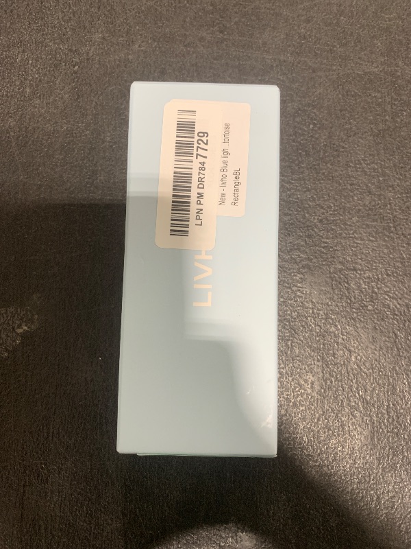 Photo 1 of livho Oversized 99% Blue Light Glasses for Woman - Rectangle Fashion Glasses for Computer, Chic Preppy Frame - Anti Eyestrain
