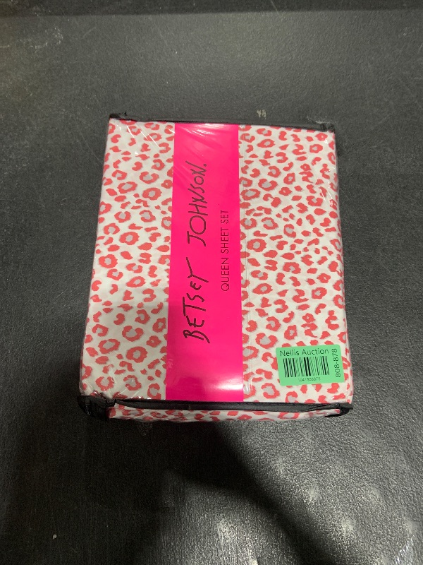 Photo 1 of Betsey Johnson - Queen Bed Sheets, Soft Bedding with Matching Pillowcase, Fade & Wrinkle Resistant, Lightweight for Year Round Use (Leopard)