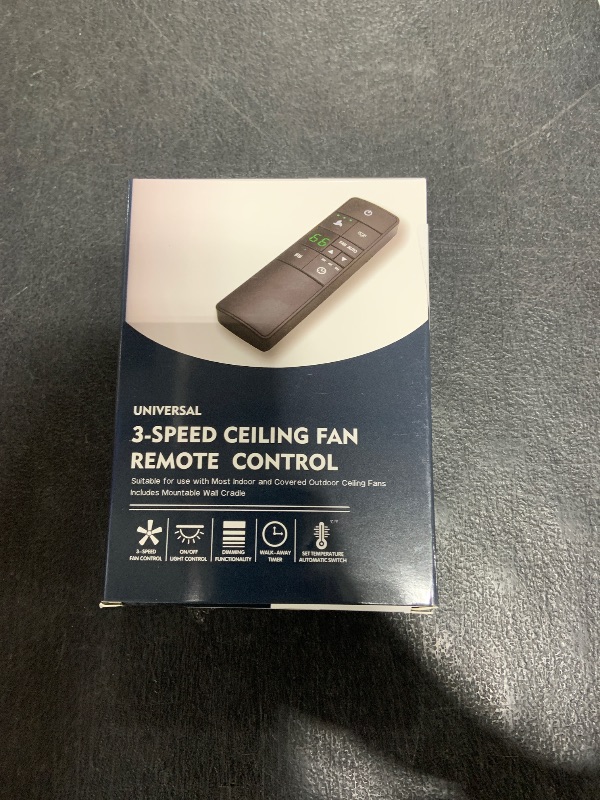 Photo 1 of Universal Thermostatic Ceiling Fan Remote Control Kit, Ceiling Fan Remote Replacement for Hampton Bay/Harbor Breeze/Hunter, 3-Speed Timer Light Dimmer, 2AAZPHD3/HD3 KUJCE10320/TR222A