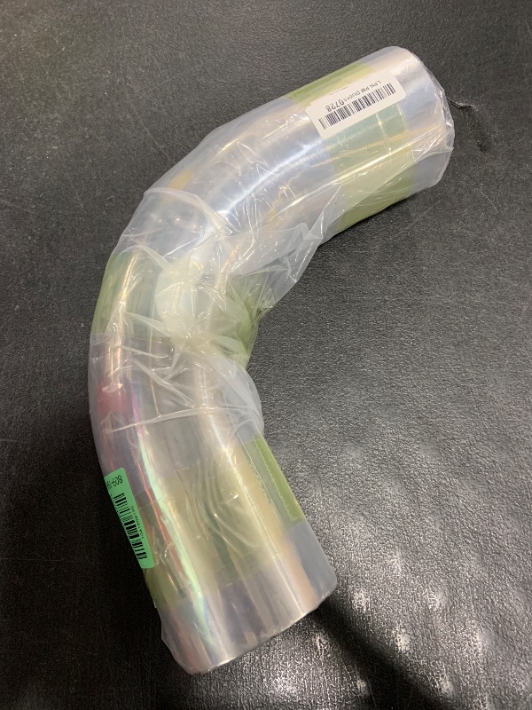 Photo 1 of OSIDU 90 Degree Aluminum Elbow Tube 4" (102mm) OD Aluminium Pipe Intercooler Pipe Air Intake Tube And Cooling Systems, High Polishing (4" OD (102mm)-1PCS)