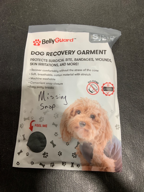 Photo 1 of BellyGuard Recovery Suit for Dogs, Comfy Dog Surgery Suit, Female Spay and Male Neuter Onesie for Post-Op Care