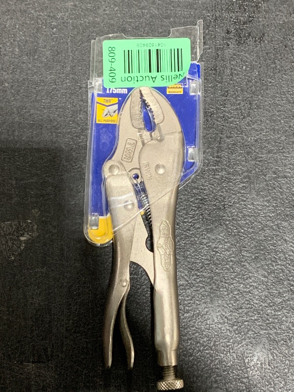 Photo 1 of Vise Grip7-Inch Curved Jaw Locking Pliers with Cutter (VGP7WR)