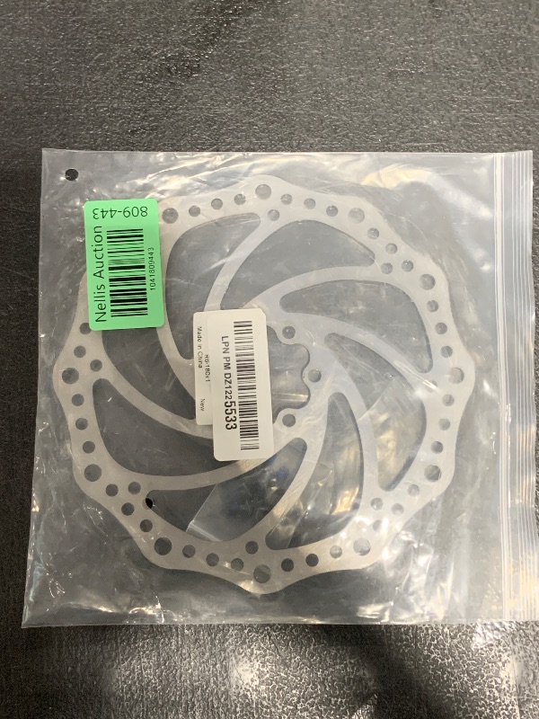 Photo 1 of Teyssor 140mm 160mm 180mm 203mm Bike Disc Brake Rotor with 6 Bolts Fit for Road Bike Mountain Bike BMX MTB