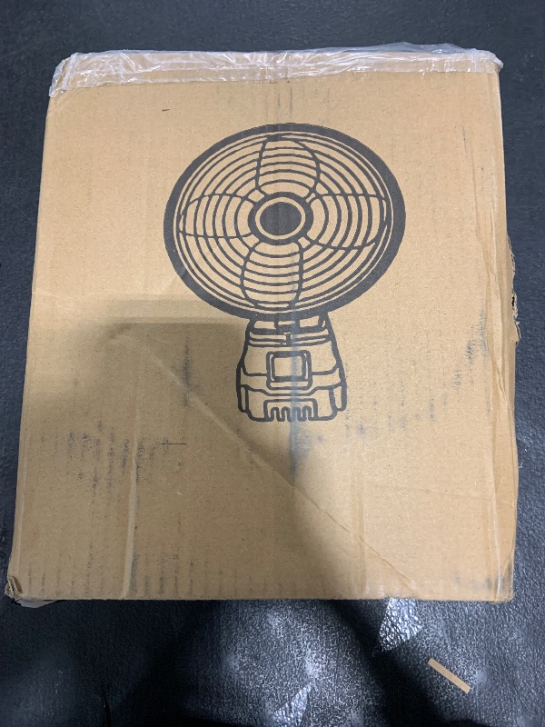 Photo 1 of Byczone Portable Cordless F-an for Milwaukee m18 Battery, Cordless Works Fan Ba-ttery Powered F-an,20W 3500RPM Brushless Motor Fan with Low Voltage Protection,USBPort for Industrial,(No Battery)