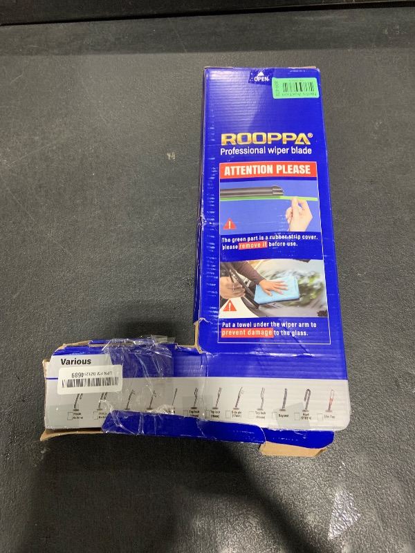 Photo 1 of 3 wipers Replacement for 2013-2016 Mazda CX-5/2007-2012 Hyundai Santa Fe, Windshield Wiper Blades Original Equipment Replacement - 24"/18"/14" (Set of 3) U/J HOOK