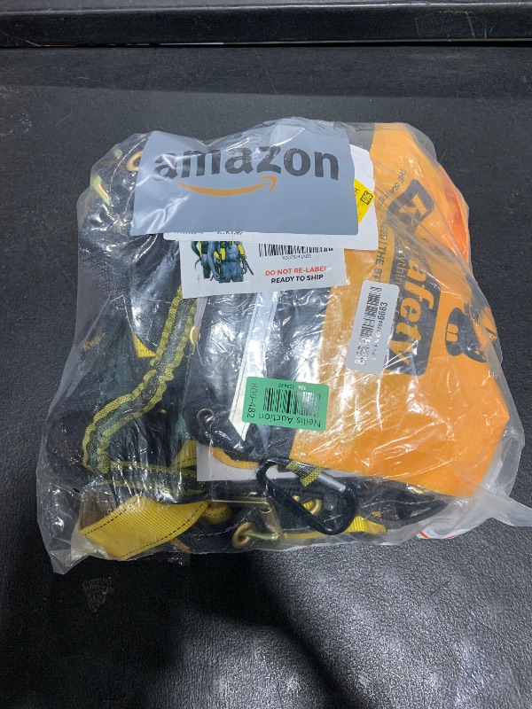 Photo 1 of KwikSafety - Charlotte, NC - TYPHOON Safety Harness [CUSHIONED BACK & SHOULDER SUPPORT] ANSI OSHA Full Body Fall Protection Work Equipment Construction Tower Climbing Roofing Scissor Lift