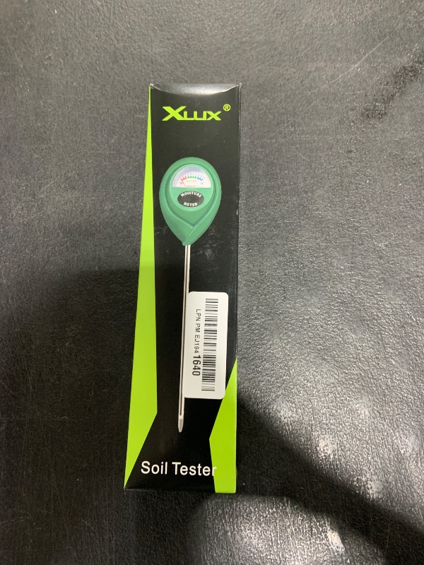 Photo 1 of XLUX Soil Moisture Meter, Plant Water Monitor, Hygrometer Sensor for Gardening, Farming, Indoor and Outdoor Plants, No Batteries Required