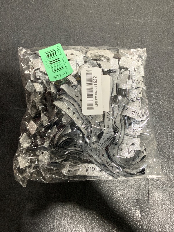 Photo 1 of 100 Pack VIP Cloth Wristbands for Events (Color : Gray)