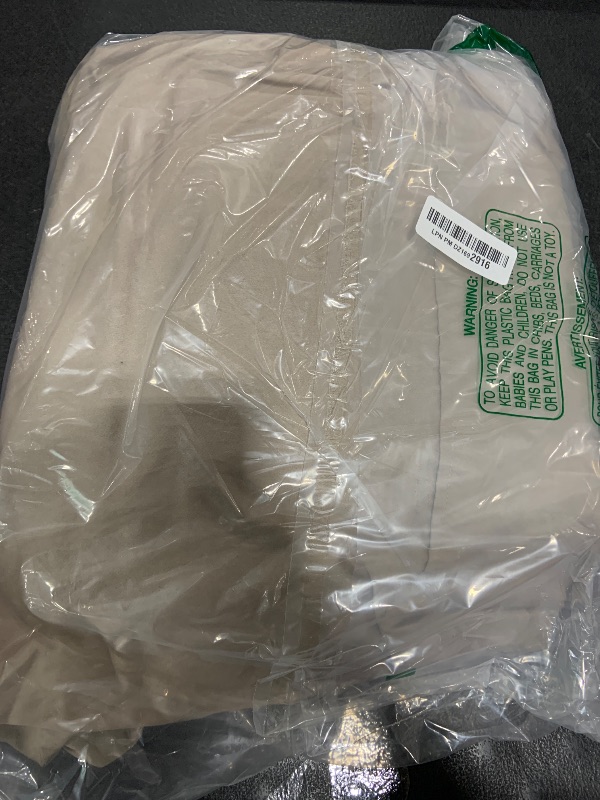 Photo 1 of Pizuna Pure 100% Cotton Sheets RV Queen Size, Luxurious 400 Thread Count Long Staple Cotton Sateen Sheets RV Queen with 15" Deep Pocket (Combed Simply Taupe Cotton Sheets RV Queen)