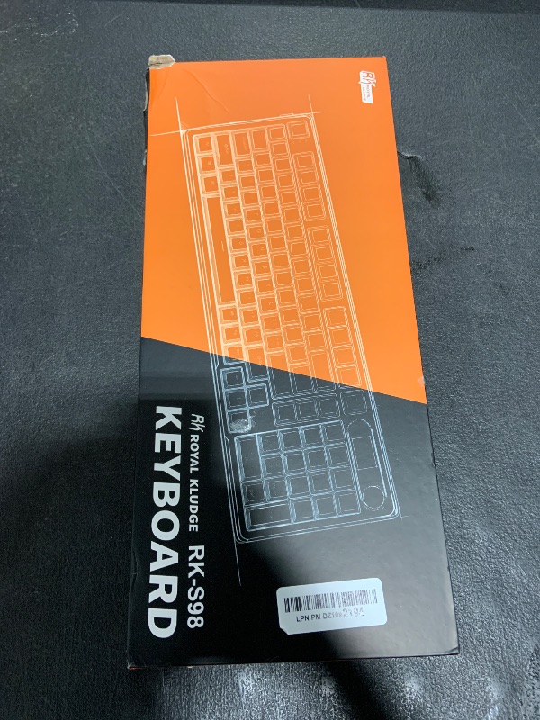 Photo 1 of RK ROYAL KLUDGE S98 Mechanical Keyboard w/Smart Display & Knob, Top Mount 96% Wireless Mechanical Keyboard BT/2.4G/USB-C, Hot Swappable, Software Support, Massive Battery, 98 Keys